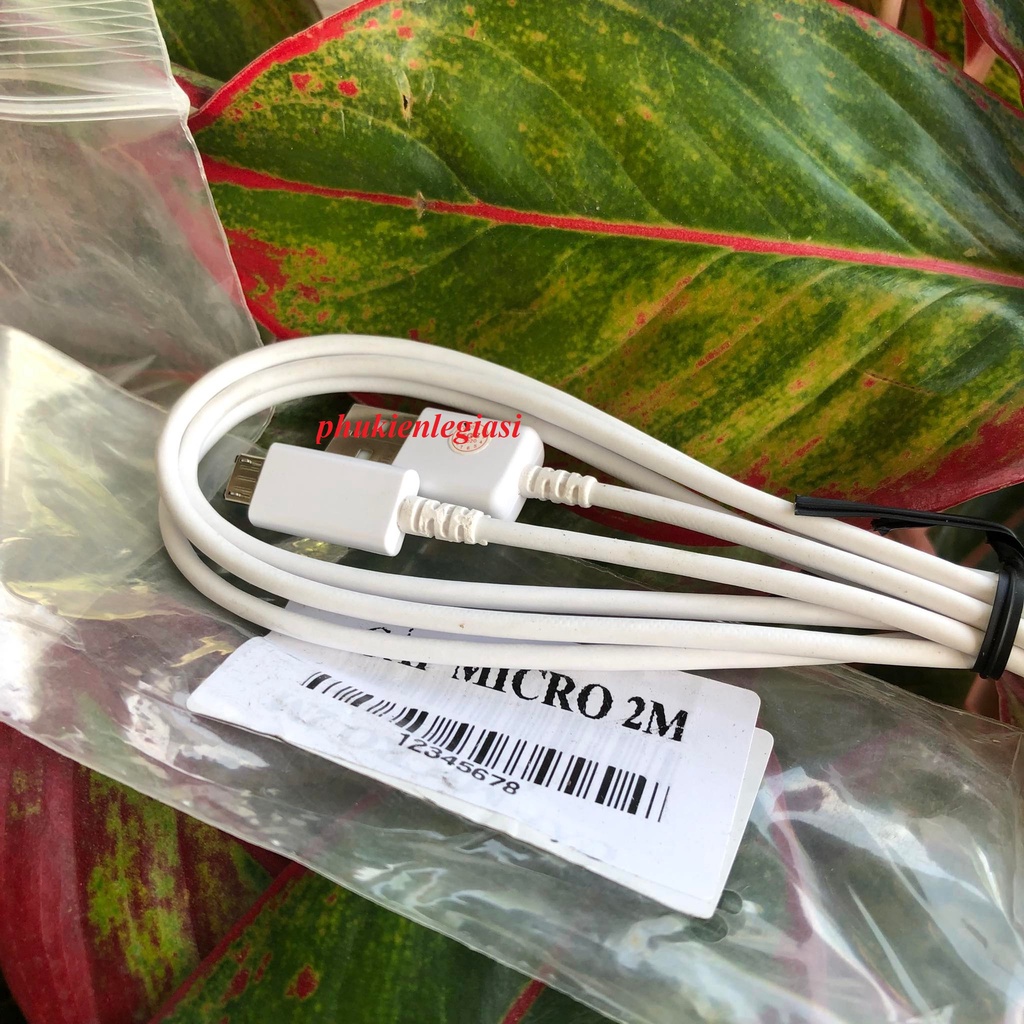 Cáp Micro usb dài 2M loại tốt chuẩn 2A