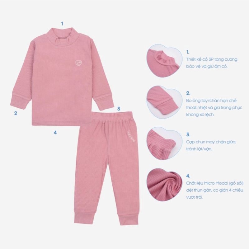 Bộ Giữ Nhiệt BU Molist B40 • 6-9M 9-12M 12-18M 18-24M 2-3Y 3-4Y • Choding Home