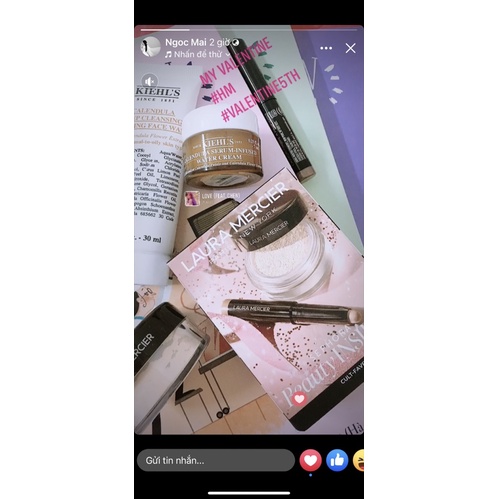 Set Phấn Phủ và Nhũ Mắt LAURA MERCIER Gift Sephora Beauty Insider