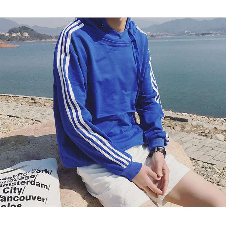 Áo Hoodie Nỉ Phối Xọc Cánh Tay Cho Cả Nam Và Nữ - Áo Hoodie Fom Rộng - Áo Nỉ KINGSPORT