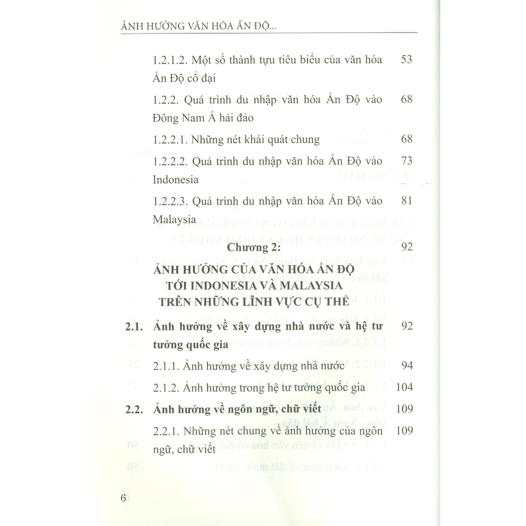 Sách - Ảnh Hưởng Văn Hóa Ấn Độ Tới Các Quốc Gia Đông Nam Á Hải Đảo (Trường Hợp Indonesia Và Malaysia)