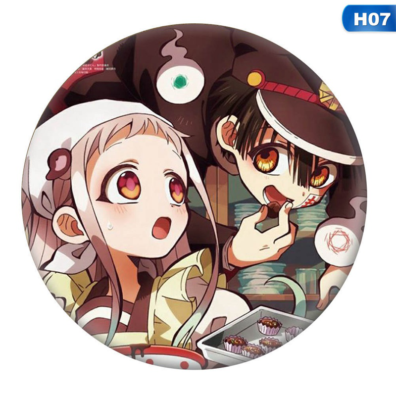 flowersqueen Ghim cài áo trang trí họa tiết anime