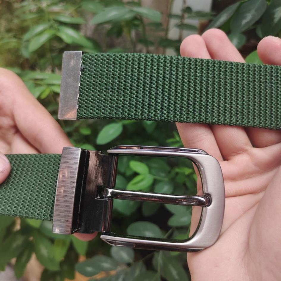 Thắt Lưng Nam Vải Dù Siêu Bền Xỏ Lỗ Đóng Khoen, Phong Cách Lính Phù Hợp Với Mọi Lứa Tuổi - BĐ_KIM