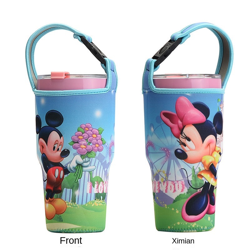 Vỏ Bọc Bình Nước Đá Bằng Silicon Tiện Dụng Mang Theo Du Lịch / Chơi Thể Thao