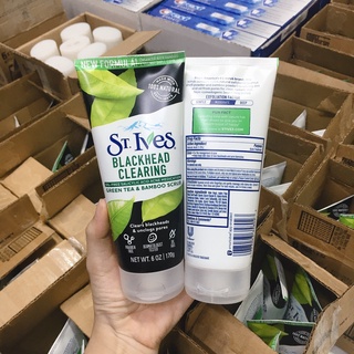 Sữa Rửa Mặt St.Ives Blackhead Clearing Face Green Tea Scrub