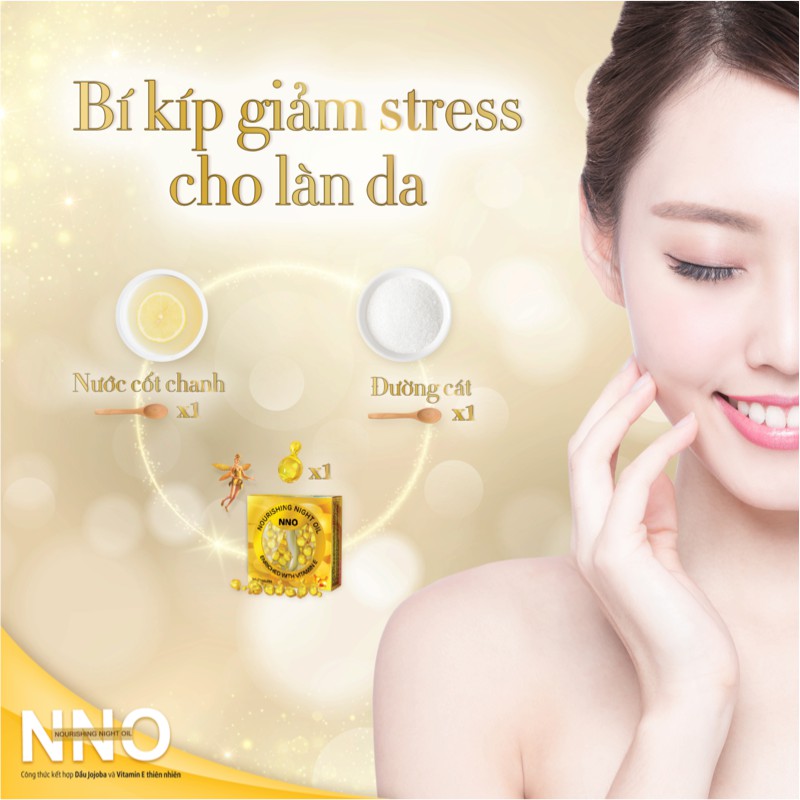 Viên khóa ẩm NNO cung cấp Vitamin E và dầu Jojoba (2 hộp x 30 viên) - tặng kèm bóp ví mini