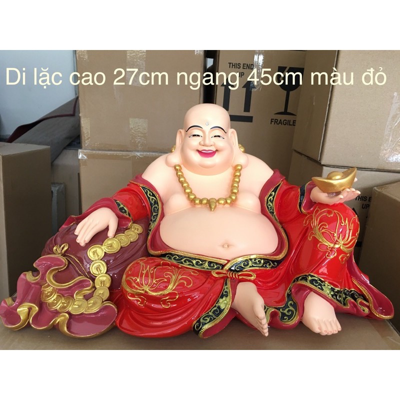 Tượng Phật Hoa Tiên- Di lặc tam tài 25cm ngang 45cm sâu 28cm