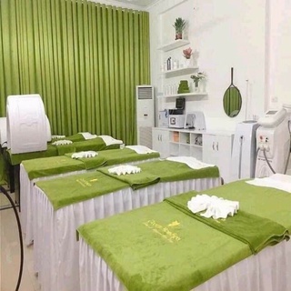 Ga trải giường spa chất liệu thun.