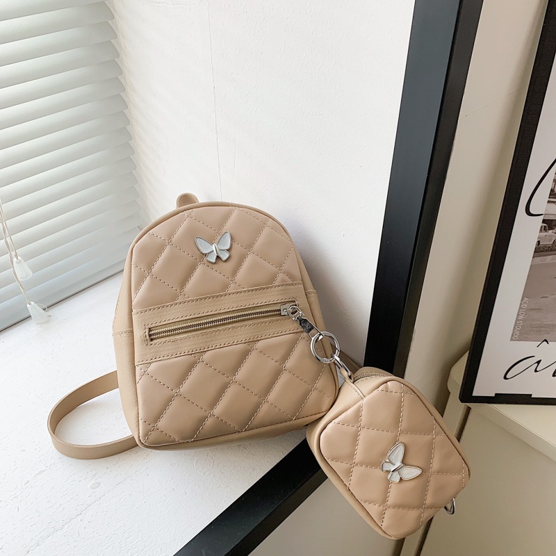 Balo Màu Kem Trơn Thời Trang Năng Động Cho Học Sinh