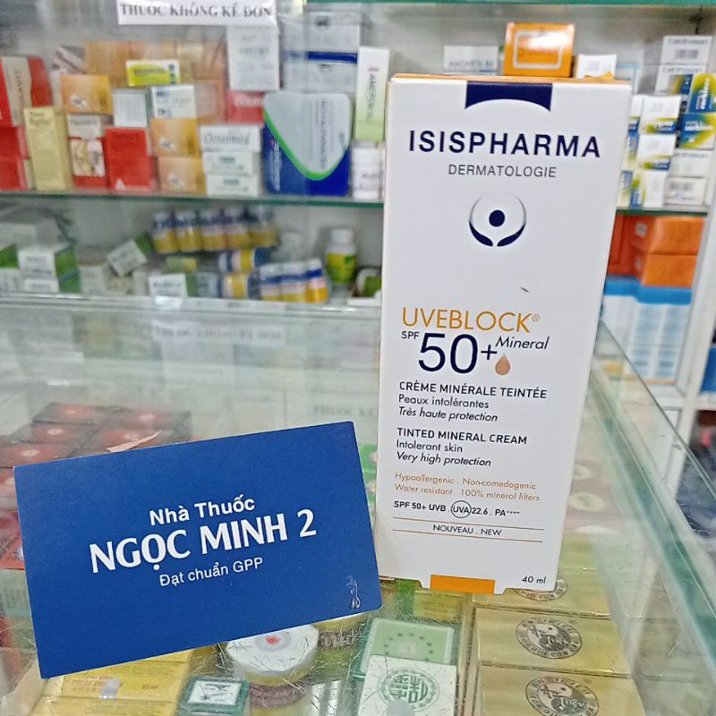✅ [Chính Hãng] Kem Chống Nắng Uveblock SPF 50+ Mineral