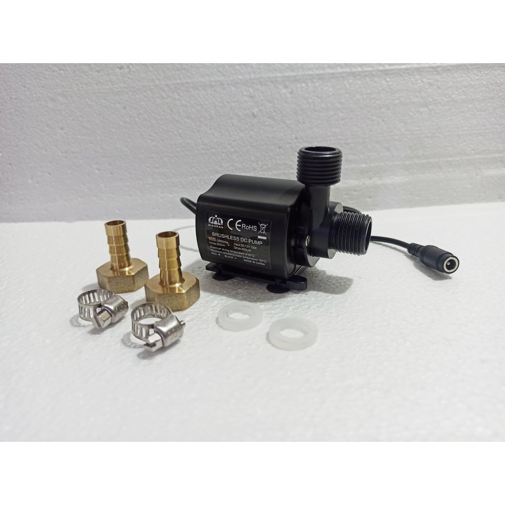 BƠM MINI 12V-15W  ĐIỀU CHỈNH ĐƯỢC LƯU LƯỢNG- phụ kiện thủy sinh - shopleo