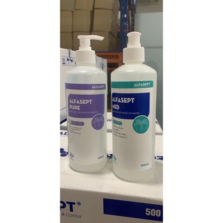 Dung dịch sát khuẩn tay nhanh Alfasept Med 500ml - Phổ diệt khuẩn rộng