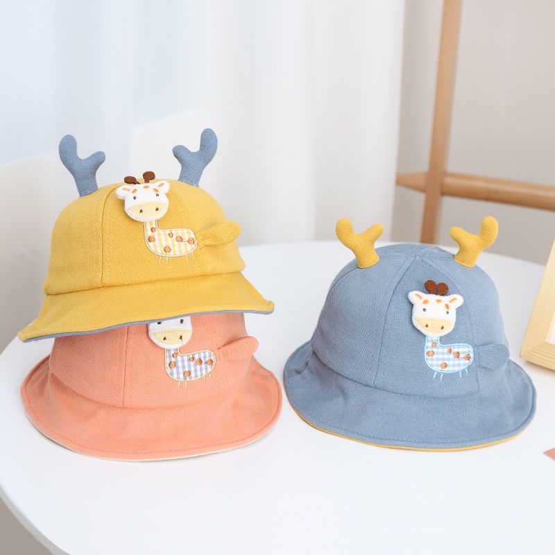 Mũ Tai Bèo In Họa Tiết Hoạt Hình Dễ Thương Thời Trang Xuân Hè Cho Bé Trai / Gái