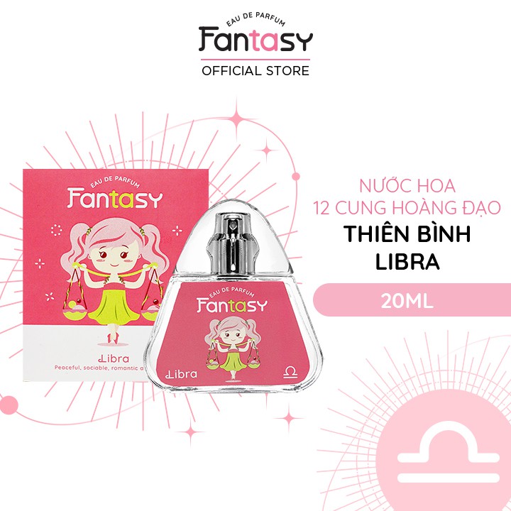 [Mã COSSCC1 giảm 10K% đơn 179K] Nước Hoa Fantasy 12 Cung Hoàng Đạo Thiên Bình - Libra 20 ml