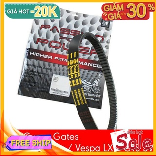 [FREE SHIP giảm 12% đơn 999k] Dây Curoa Gates Vespa 3v, Liberty 3v.ie GTS Primavera, Sprint, Piaggio Fly,Amity, Saphire