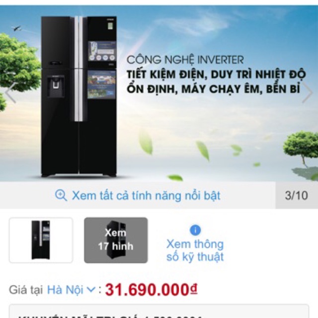 Tủ lạnh Hitachi FW690PGV7