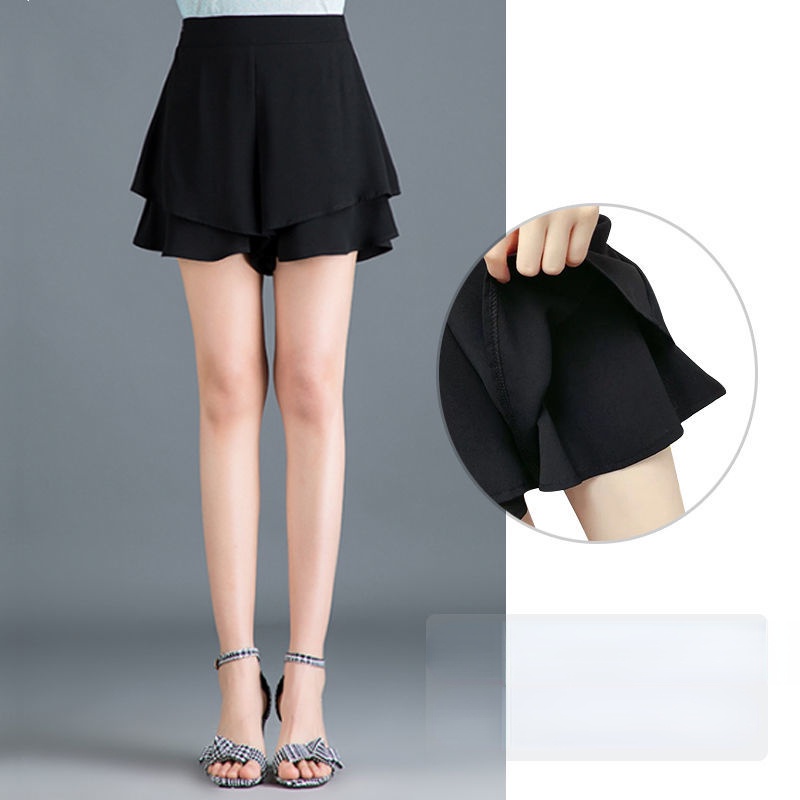 Chân Váy Chữ A Lưng Cao Dáng Rộng Chất Liệu chiffon size Lớn  Thời Trang Nữ váy ngắn Nữ NZ-DK-15