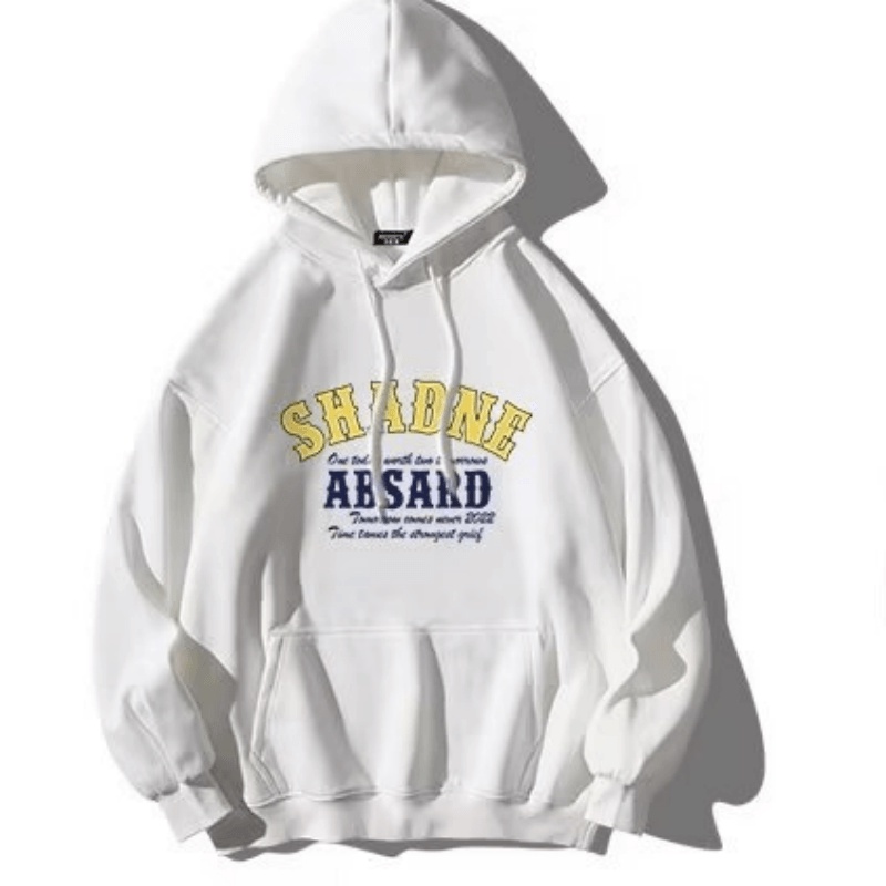 Áo hoodie In Chữ Thời Trang Hàn Quốc Chất Lượng Cao Size M-5XL Cho Nam