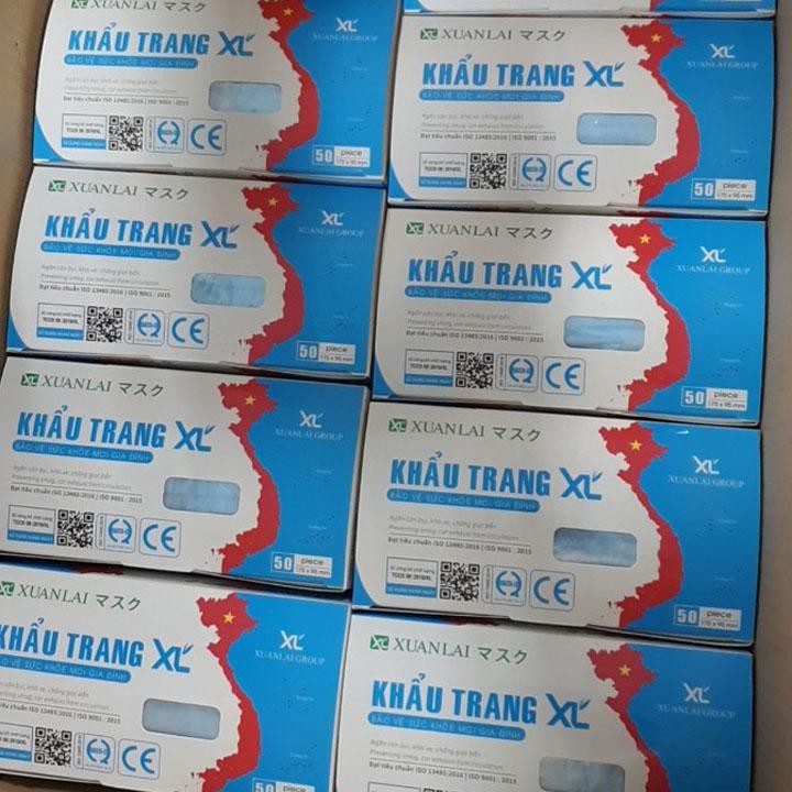 Hộp 50 Cái Khẩu Trang Y Tế 4 Lớp Kháng Khuẩn Chuẩn Xuân Lai | BigBuy360 - bigbuy360.vn