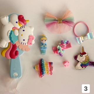 Set lược cặp tóc công chúa Disney