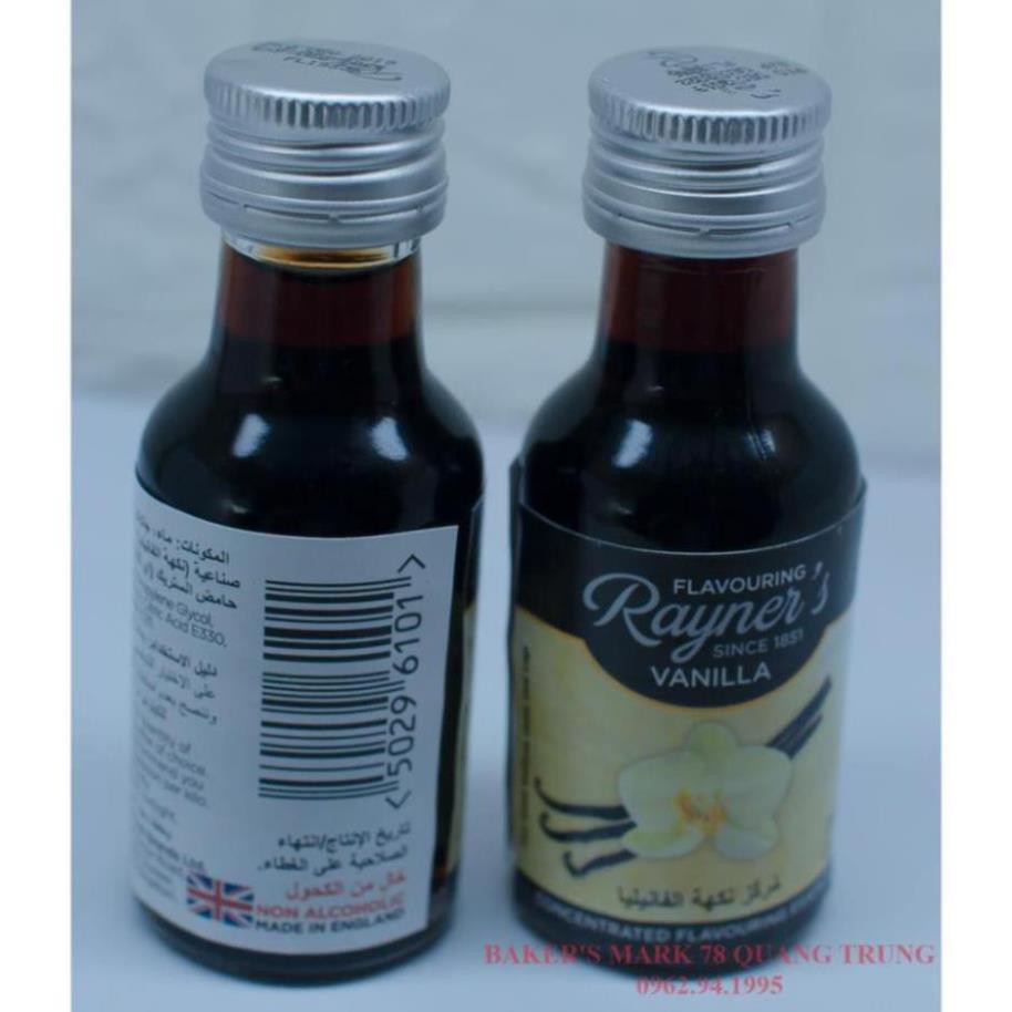 Tinh dầu Vanilla Essence Rayner's 28ml