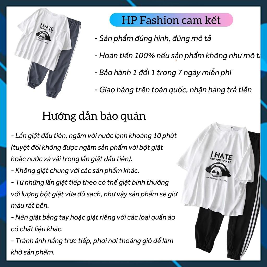 FREESHIP- Bộ thể thao,  Set thể thao Quần Jogger Line Phối Áo Thun Tay Lỡ Love Mochi Unisex cho nam và nữ  - S13 | BigBuy360 - bigbuy360.vn