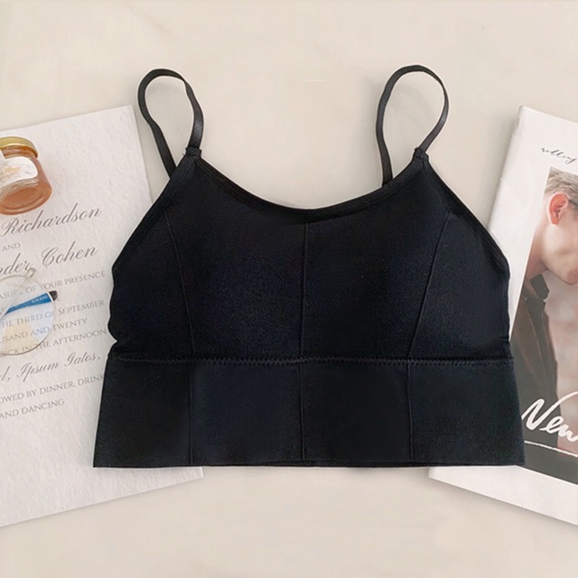 Áo bra nữ - áo bra len gân tăm chất đẹp 2 dây hở lưng siêu hot ABU1 | BigBuy360 - bigbuy360.vn