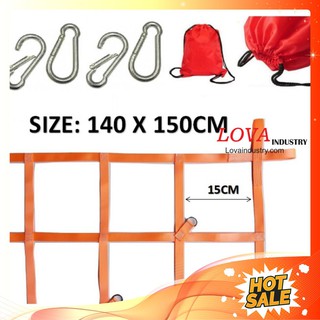 Lưới trùm hàng thùng xe bán tải 150X140 ô 15cm