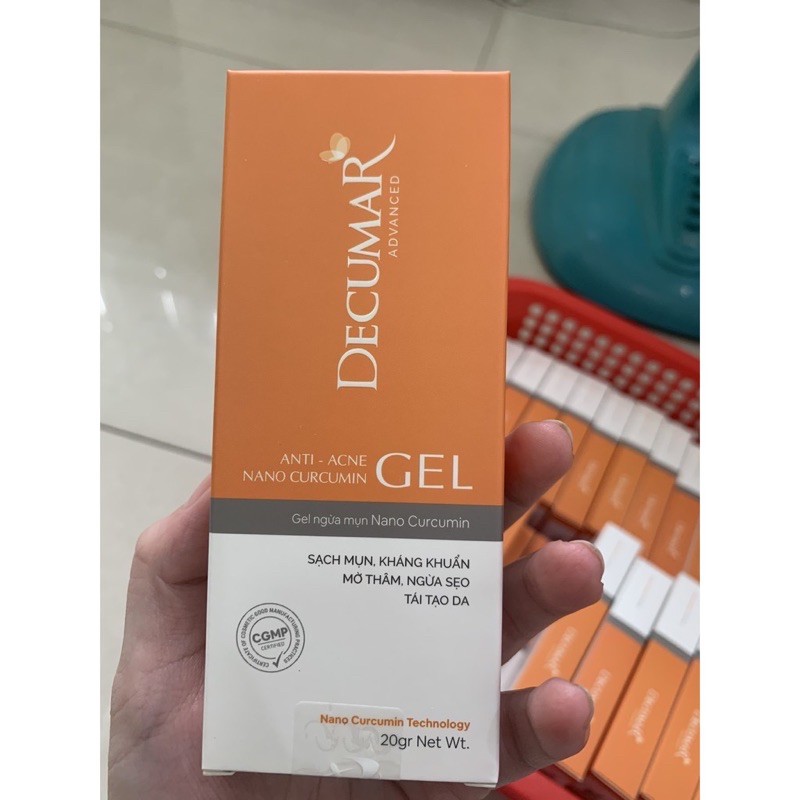 Gel rửa mặt Decumar 50g