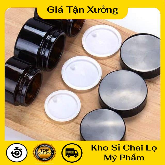 Hũ Chiết Mỹ Phẩm ❤ TRÙM SỈ ❤ Hũ đựng kem thủy tinh nâu 30g,50g,100g chiết mỹ phẩm , phụ kiện du lịch