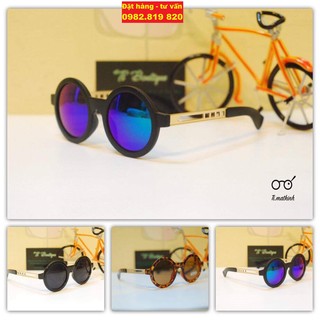 Mắt kính - kính mát tròn rbspace b086 unisex nam - nữ b160