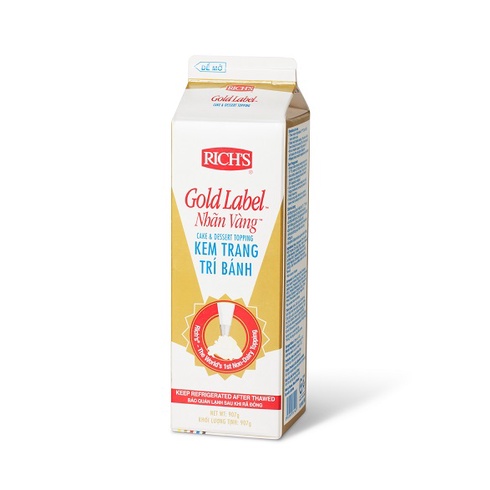 Kem trang trí và làm bánh Gold label hiệu Rich’s  907G
