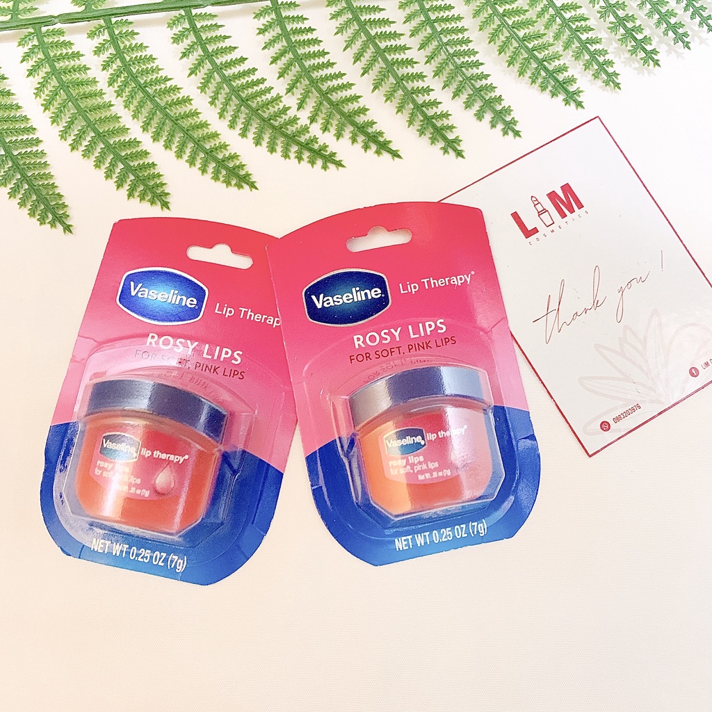 Son dưỡng môi Vaseline Lip Therapy Rosy Lips 7g [Chính Hãng]