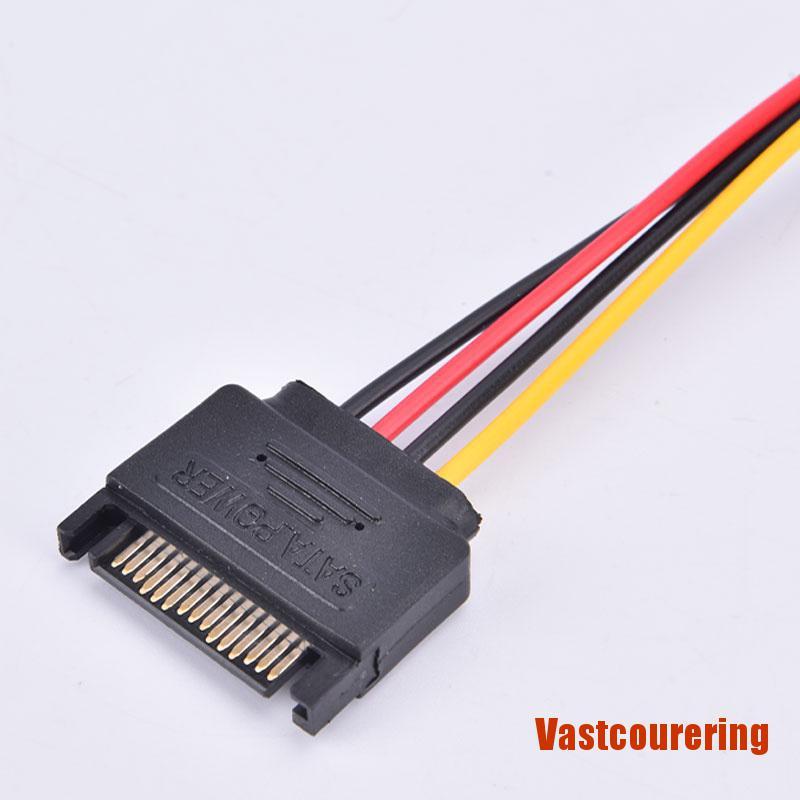 Dây Cáp Chuyển Đổi 15 Pin Sata Sang Molex Ide 4 Pin