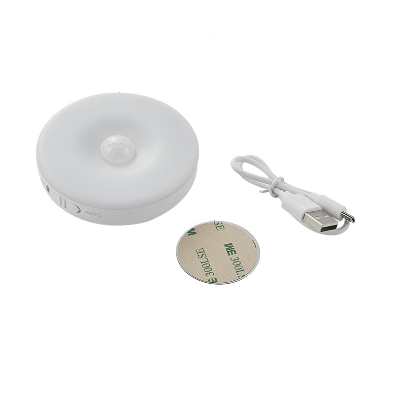 Đèn ngủ LED cảm biến chuyển động không dây sạc USB tiện lợi