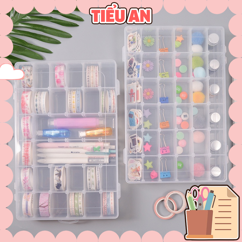 Hộp Đựng Nhiều Ngăn Trong Suốt vô cùng tiện lợi với nhiều kích thước khác nhau