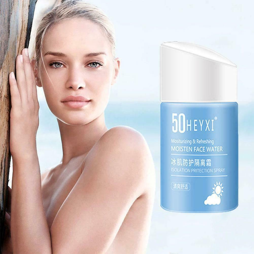 (Hàng Mới Về) 1 kem chống nắng body Spf50 Bảo Vệ Dưỡng Ẩm Làm Trắng Da Mặt Và Cơ Thể 55ml N0H1