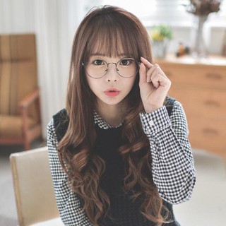 Tóc giả nguyên đầu xoăn sóng lớn - Tặng kèm lưới - Mã MF038