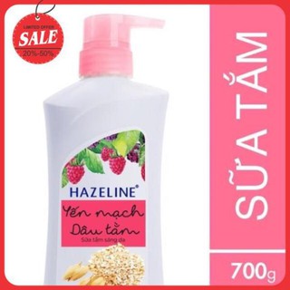 Sữa tắm Hazeline dâu tằm và hương matcha lựu đỏ chai