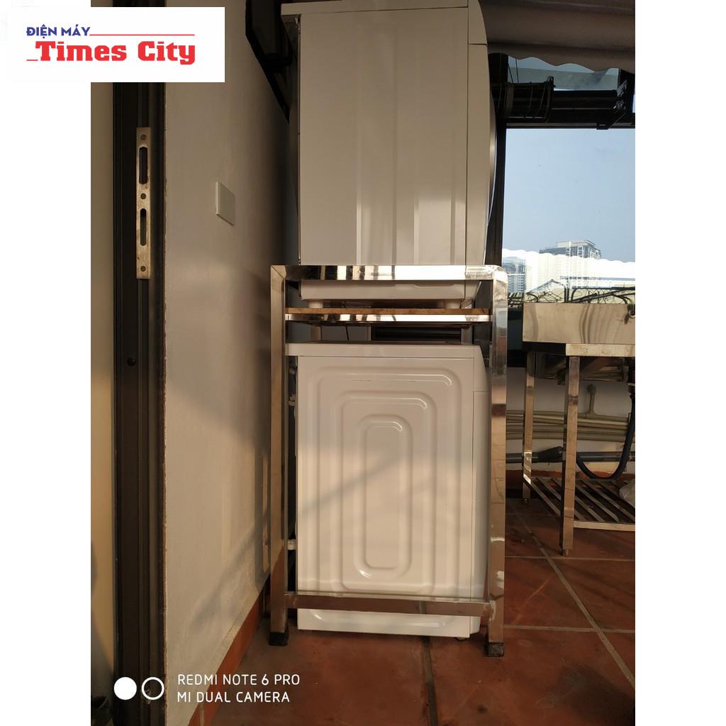 Kệ để máy giặt và máy sấy inox 304 hộp 400x400 để vừa tất cả các loại máy giặt và máy sấy