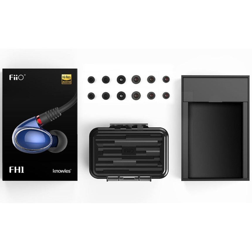 FiiO FH1, tai nghe kết nối chuẩn MMCX, âm thanh chuẩn Hires Audio. Hàng chính hãng