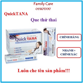 Hộp 12 que thử thai Quicktana- Dụng cụ phát hiện thai sớm