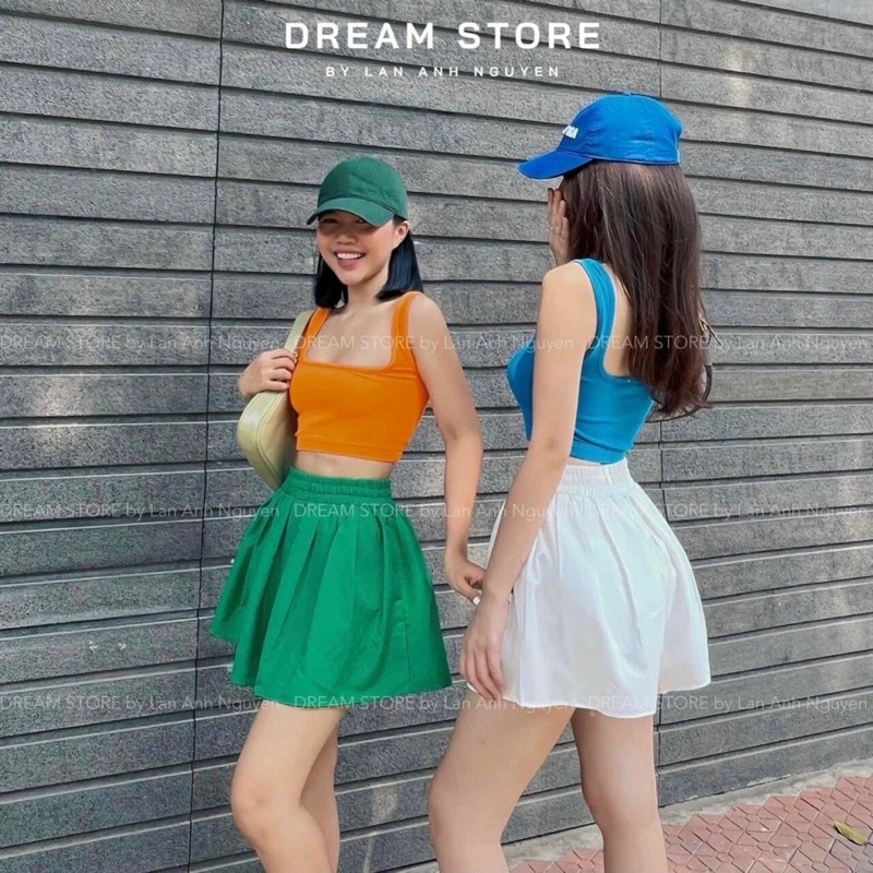 Áo 2 dây bảng lớn croptop