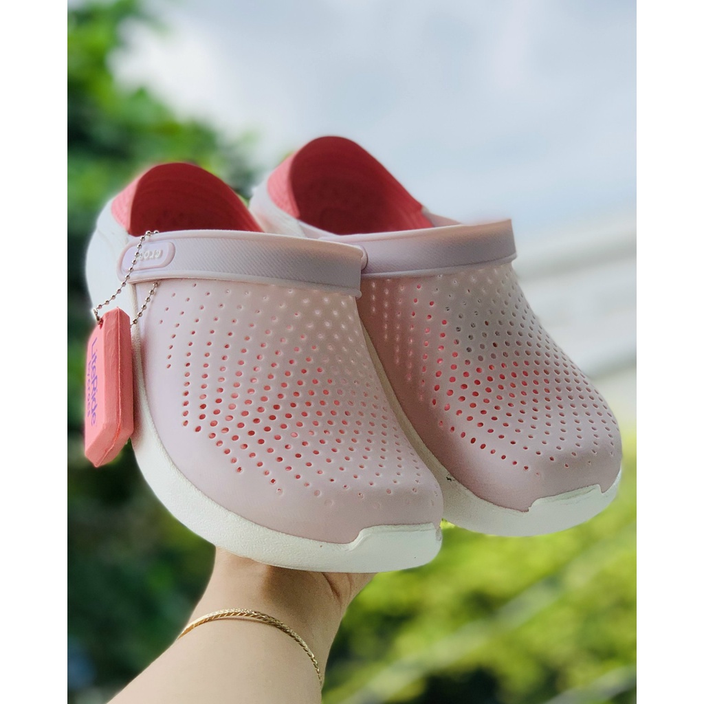 Dép Sục Cross Literide Nam Nữ -Dép Quai ngang bít đầu chống hôi chân, cá tính siêu nhẹ siêu bền đi nắng đi mưa thoải mái