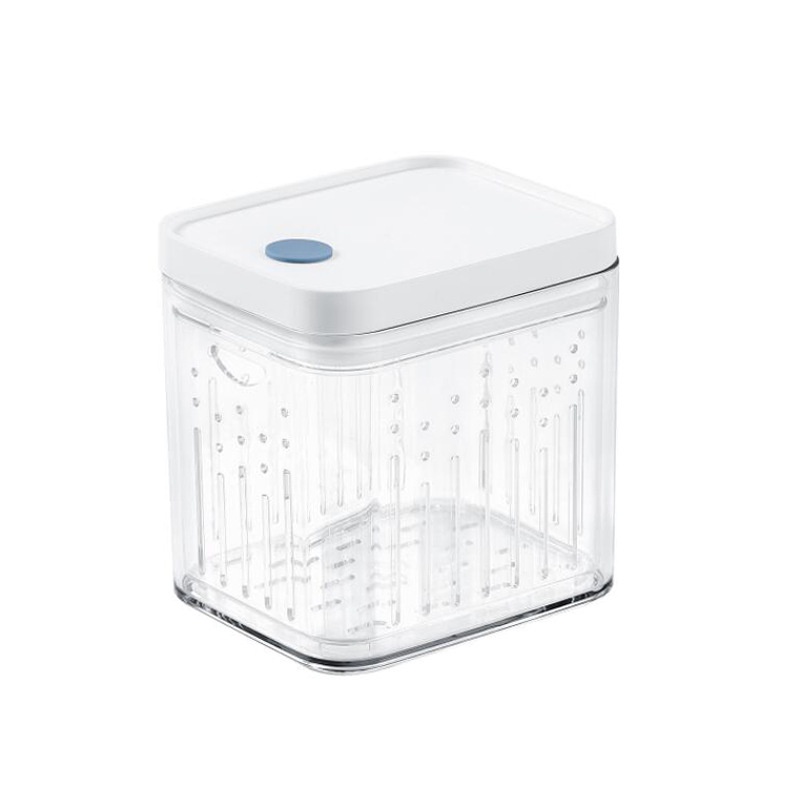 Hộp Đựng Thực Phẩm Hai Tầng Trong Suốt Có Nắp Đậy Tiện Dụng Cho Nhà Bếp