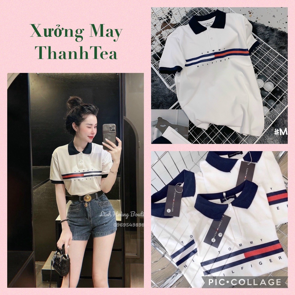 Áo Polo Nữ cộc tay, áo thun hàng loại 1 chất vải poly siêu đẹp kèm ảnh thật