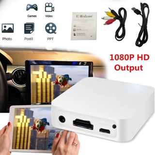 Màn hình hiển thị WiFi trên ô tô Miracast Box Mirror Link Adapter Airplay DLNA Android iOS