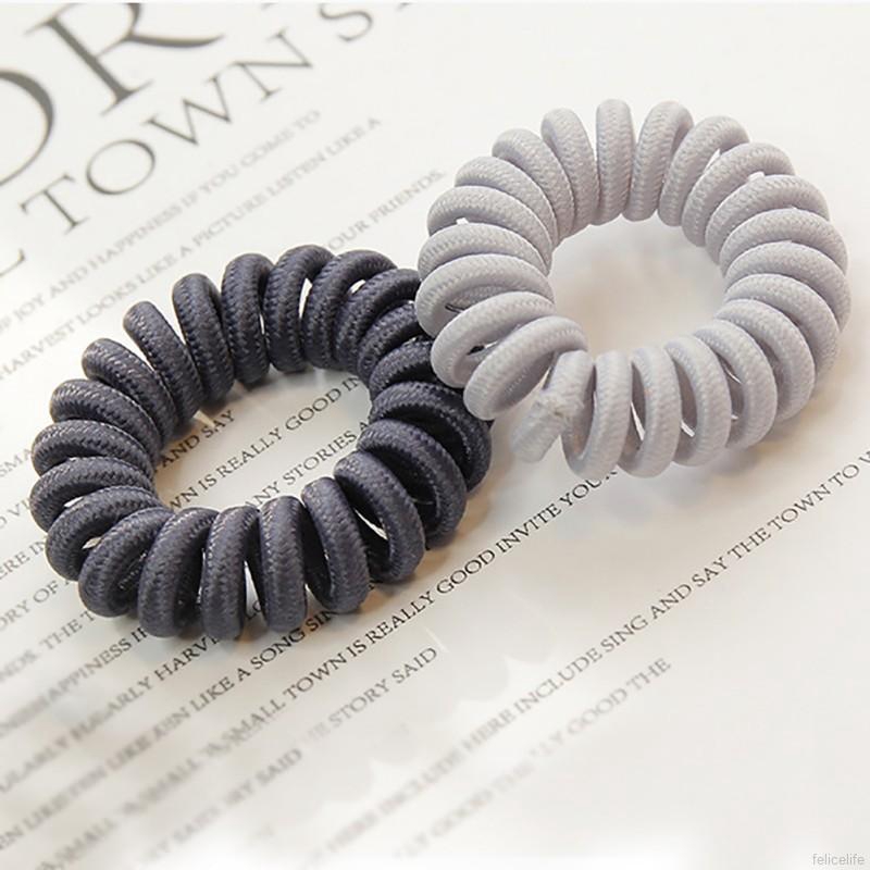 Dây buộc tóc lò xo nhiều màu sắc dễ thương dành cho nữ