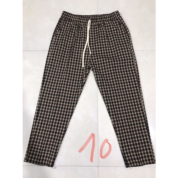 Quần thun sọc caro Baggy , quần Jogger ống suôn nam nữ . Hàng chuẩn đẹp nhiều màu ( hàng có sẵn ). | BigBuy360 - bigbuy360.vn