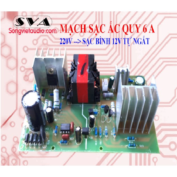 Mạch sạc acquy 6A